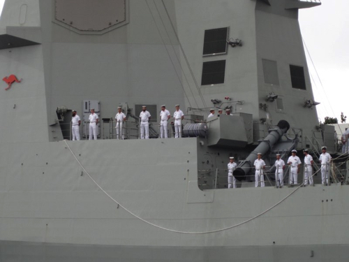 5 - Sailors and their ship, Hobart