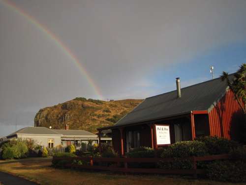 30 - Double rainbow over Stanley, Tasmania