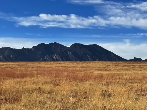45 - View of the flatirons from the South
