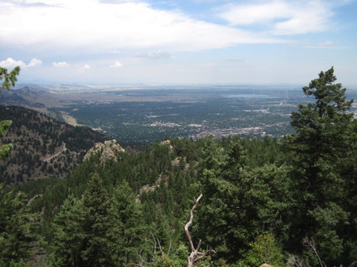 12 - View of Boulder from 
Green Mountain