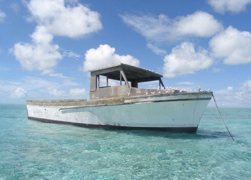 10 - Abandoned boat, South Caicos