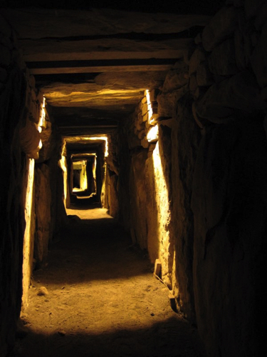 50 - Inside of the eastern passage tomb at Knowth